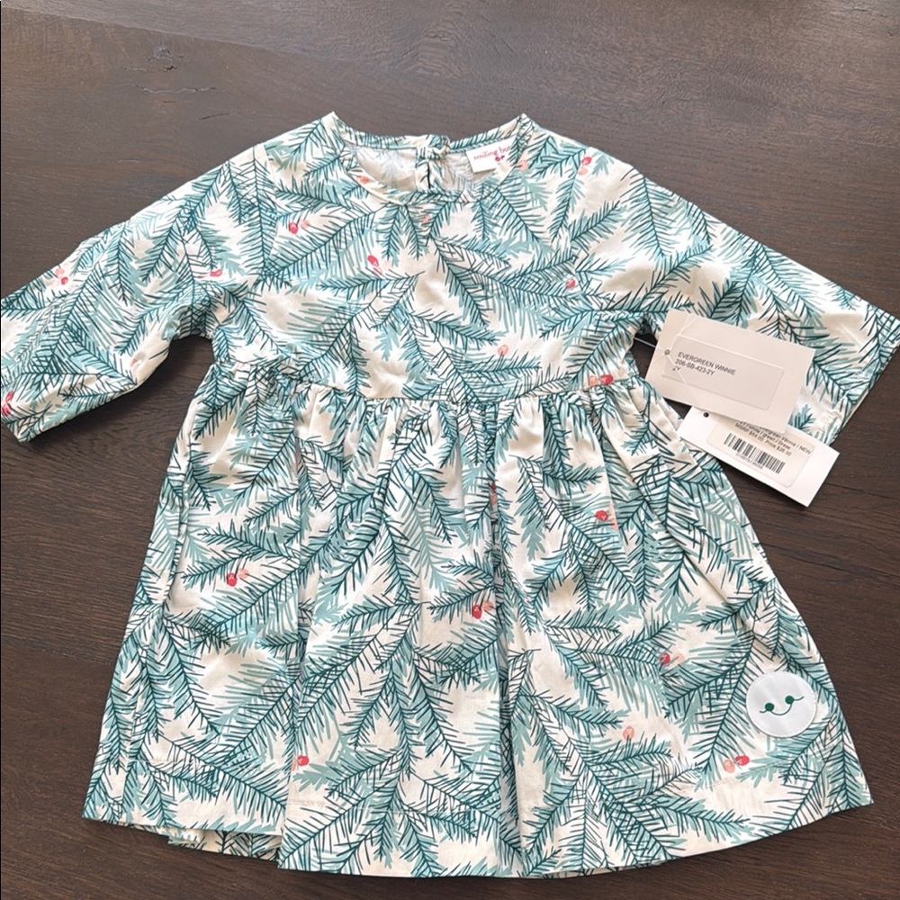 Floral Patterned Baby Dress